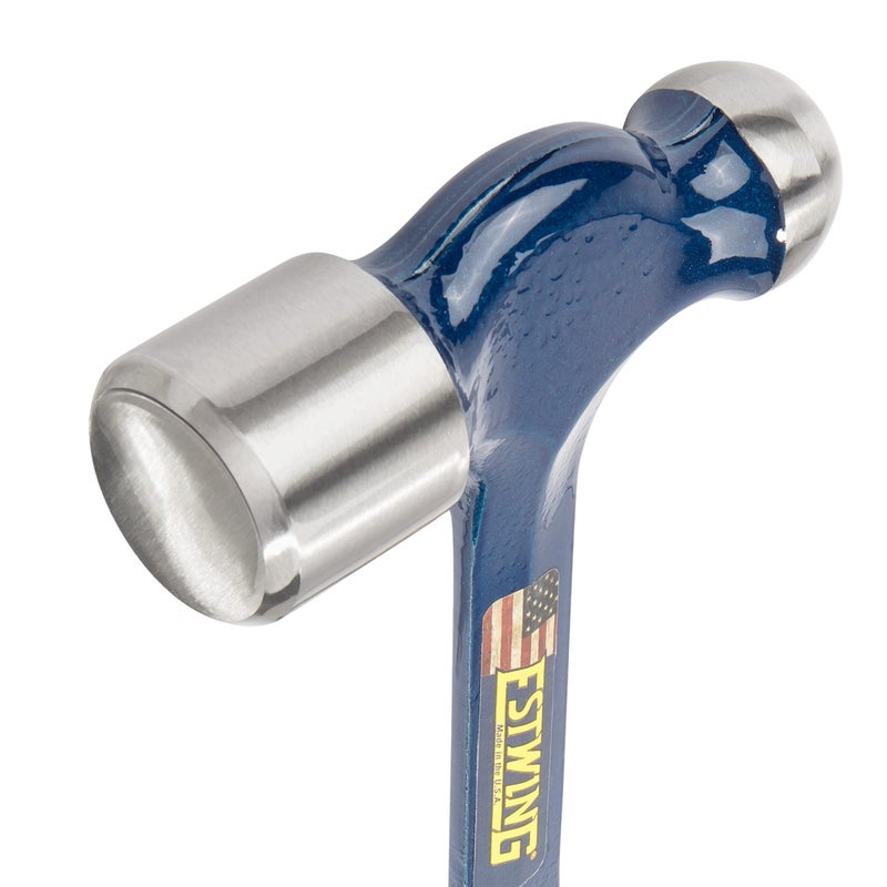ESTWING Ball Peen Hammer - 32 oz Metalworking Tool with Forged Steel Construction & Shock Reduction Grip - E3-32BP - Image 3